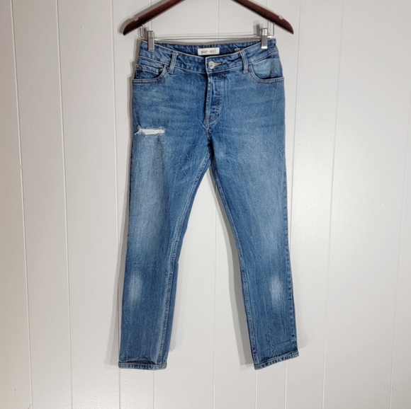 4/$20 Warp + Weft Paris Cigarette Button-fly Stretch Jeans Size 26 - Picture 6 of 9